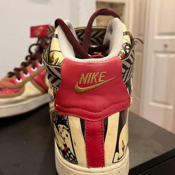 nike high-top vandals (king of hearts) - size 10 - Picture 2 of 9